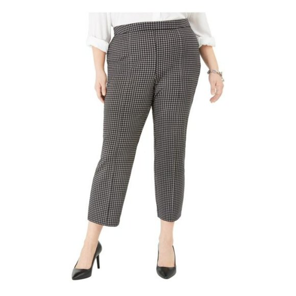 MICHAEL Michael Kors Crop Ankle Pants Black & White Size 2X Brand New all Season - Picture 1 of 8